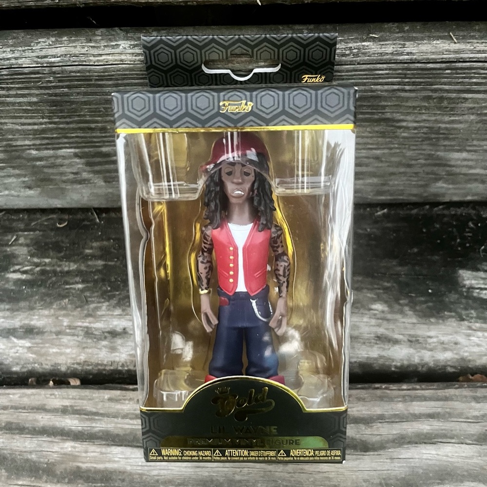 FUNKO GOLD LIL WAYNE COLLECTIBLE FIGURE NIB